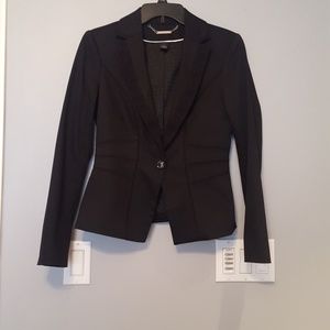 Black 1 button blazer